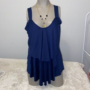 brand new tank top with necklace included